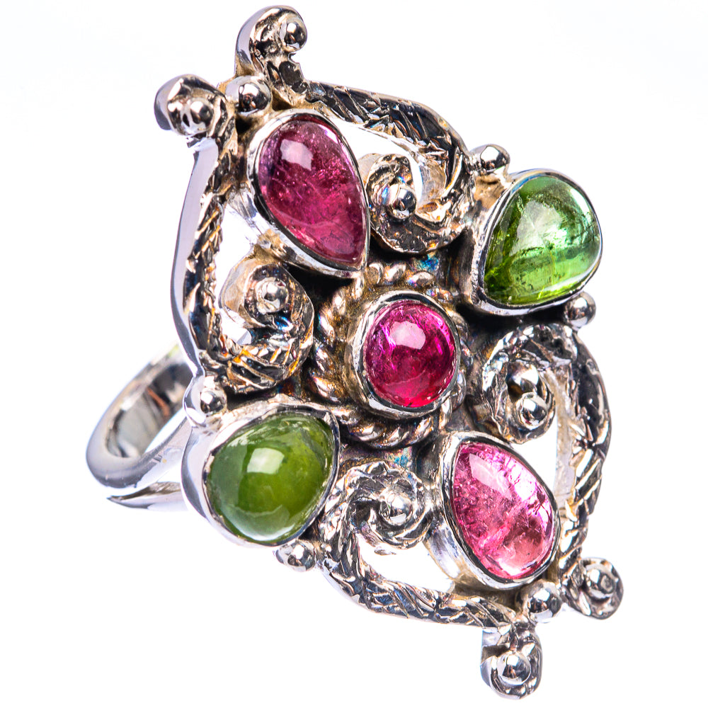 Signature Mixed Tourmaline Ring Size 8 (925 Sterling Silver) R141713