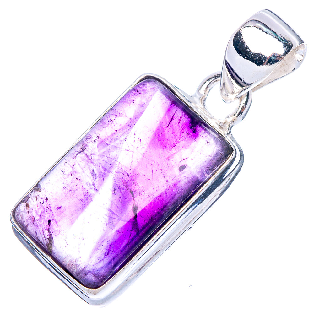 Star Amethyst Pendant 1 1/4" (925 Sterling Silver) P42460