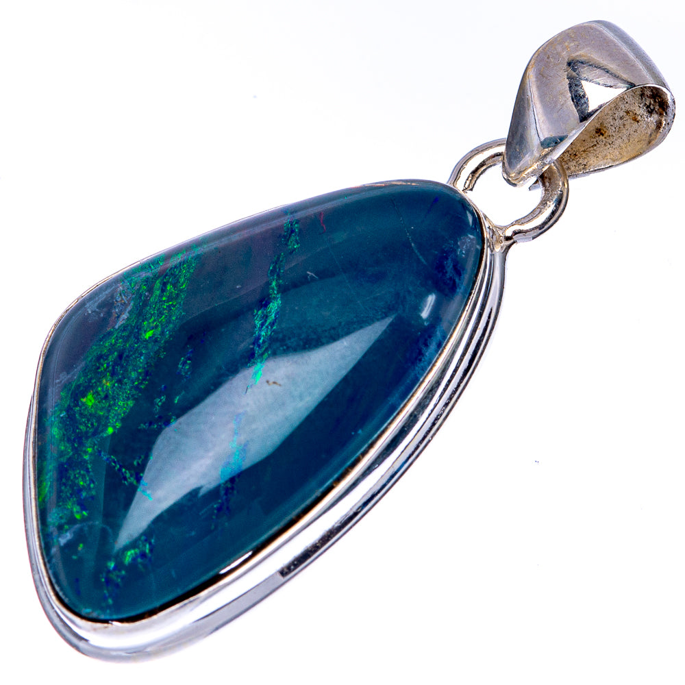 Rare Triplet Opal Pendant 1 1/2" (925 Sterling Silver) P41395