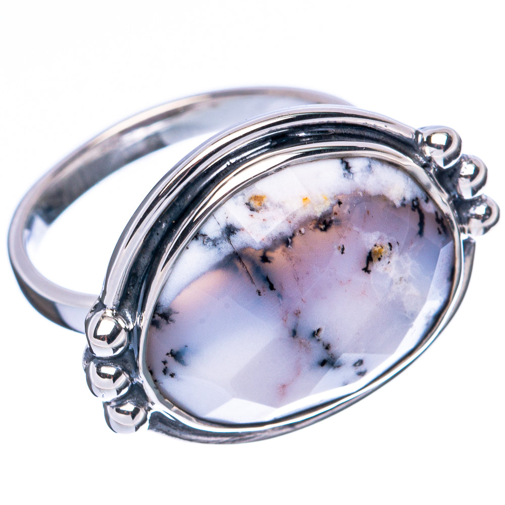 Asc Premium Dendritic Opal Ring Size 6 (925 Sterling Silver) R3483