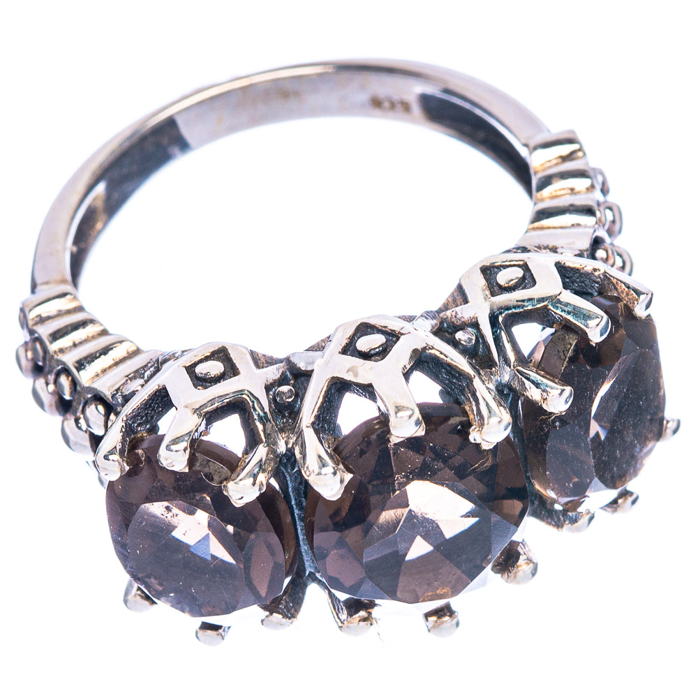 Smoky Quartz Ring Size 6.75 (925 Sterling Silver) R147177