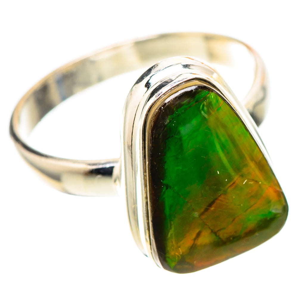 Canadian Ammolite Ring Size 9.75 (925 Sterling Silver) RING138974