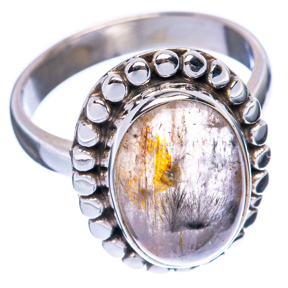 Rare Cacoxenite Ring Size 7 (925 Sterling Silver) R2104