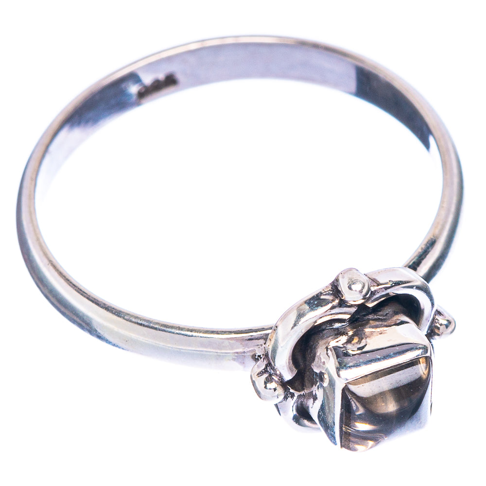 Smoky Quartz Ring Size 7 (.925 Sterling Silver)