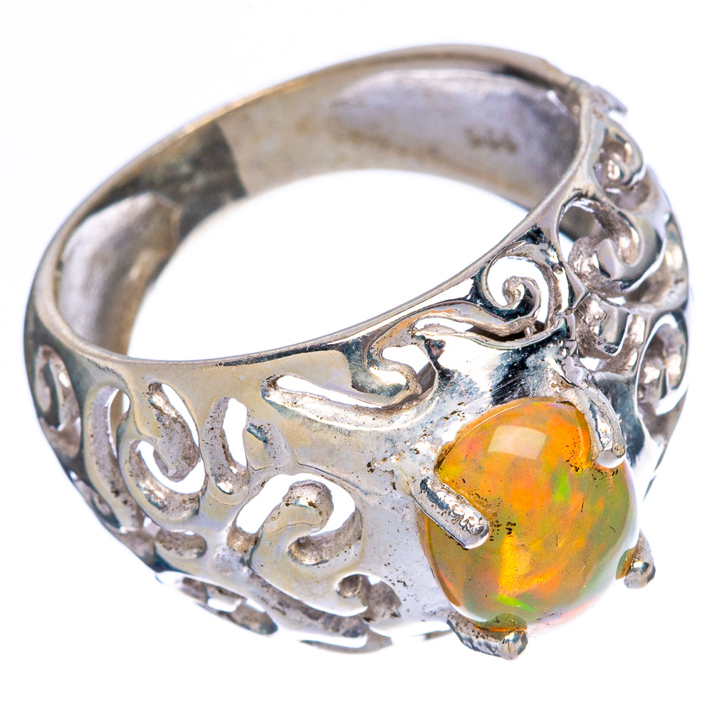 Rare Ethiopian Opal Ring Size 6.5 (925 Sterling Silver) R145938