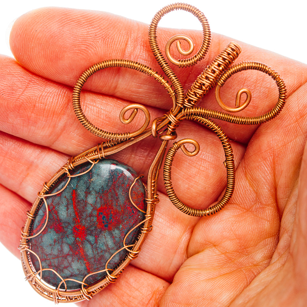 Sonora Sunrise Wire Wrap Pendant 2 3/4" (Copper)