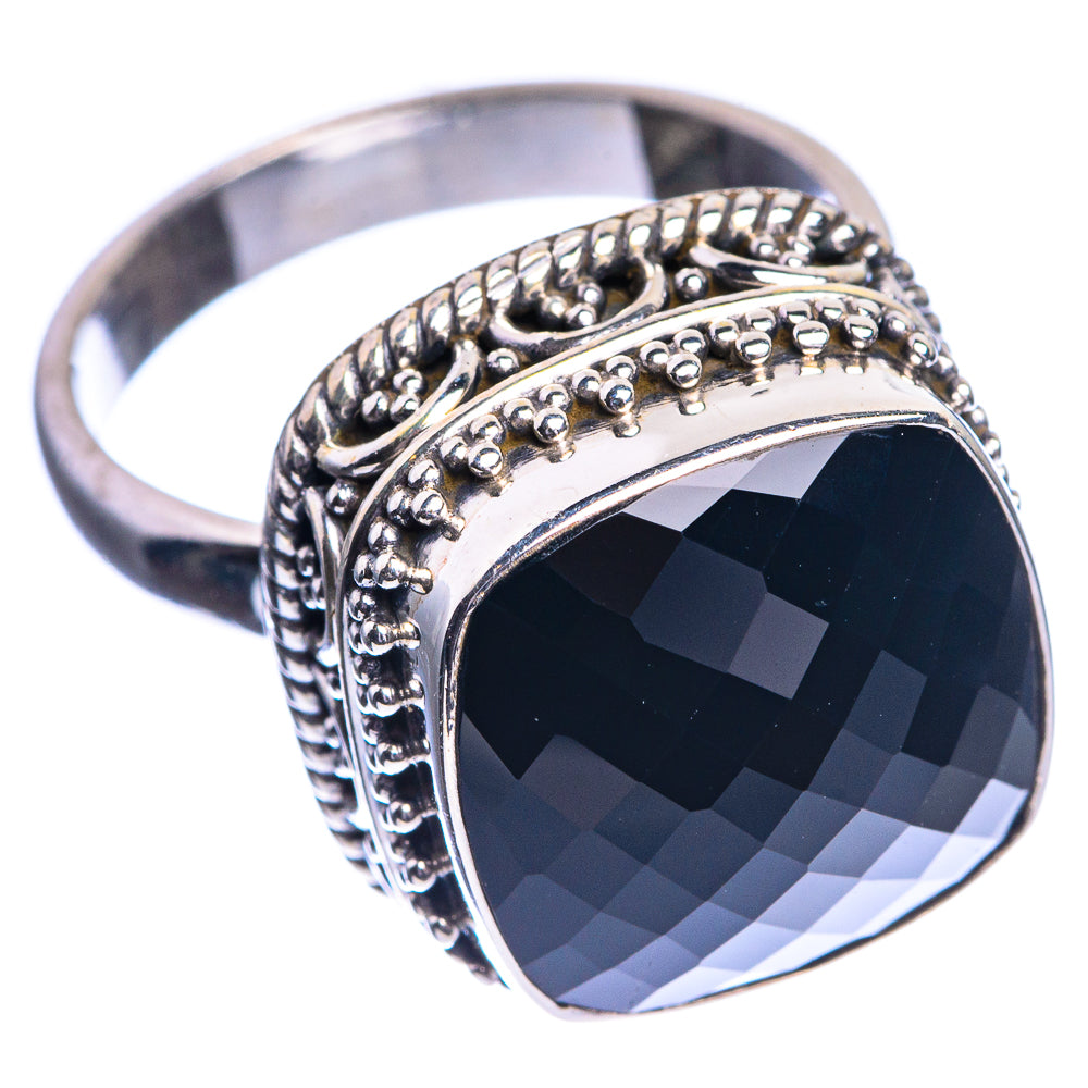 Black Onyx Ring Size 8 (925 Sterling Silver) R144129