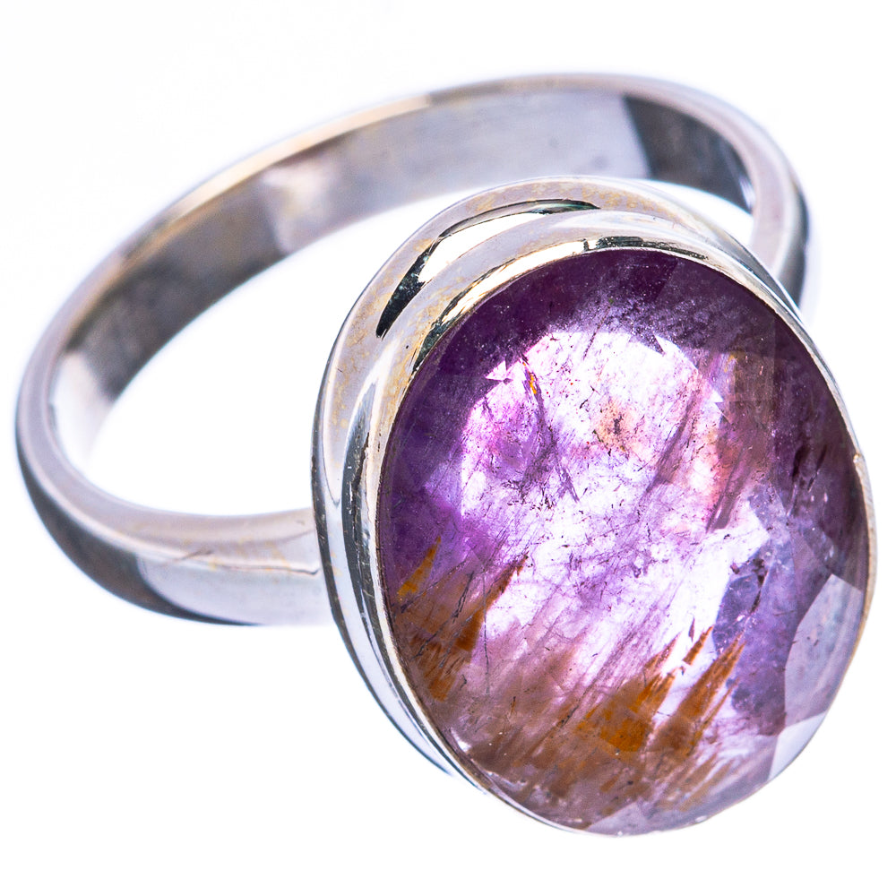 Rare Cacoxenite Ring Size 7.75 (925 Sterling Silver) R4180