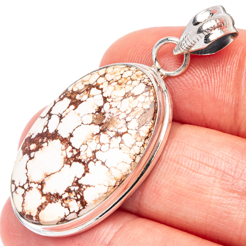 Wild Horse Jasper Pendant 1 5/8" (925 Sterling Silver) P44558