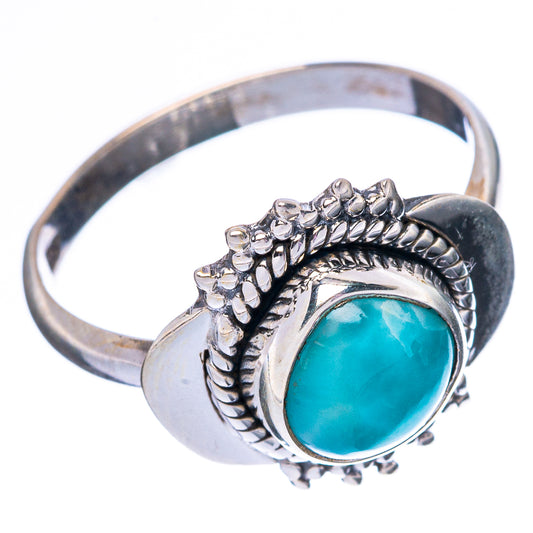 Larimar Ring Size 8.25 (925 Sterling Silver) R4442