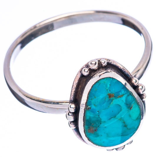 Rare Arizona Turquoise Ring Size 8.75 (925 Sterling Silver) R4557