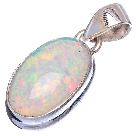 Rare Large Ethiopian Opal Pendant 1 1/8" (925 Sterling Silver) P43418