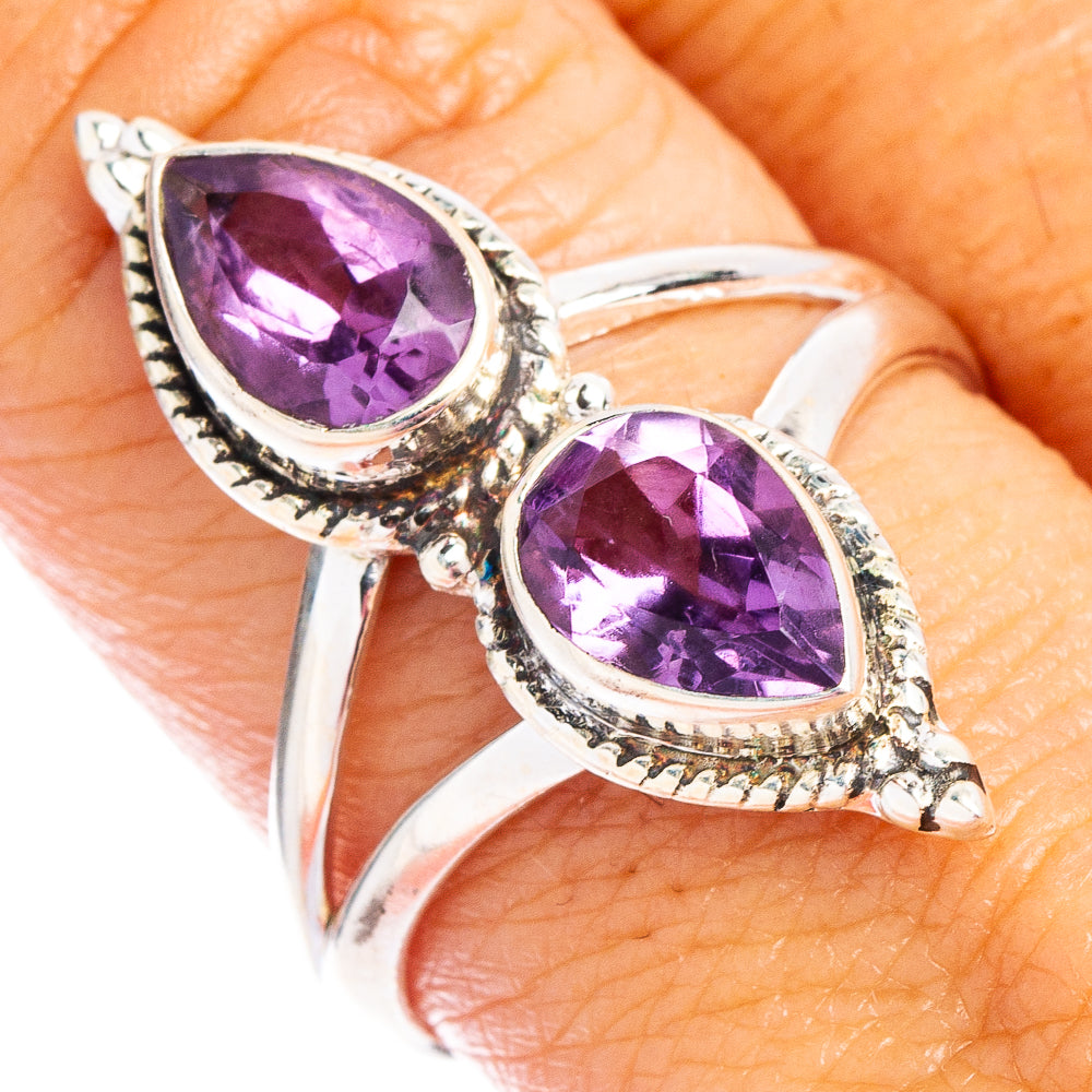 Amethyst 925 Sterling Silver Ring Size 9.25 (925 Sterling Silver) R6256