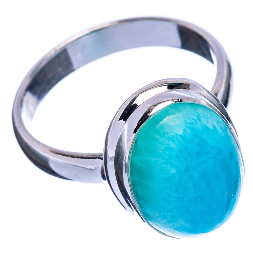 Rare Larimar Ring Size 7 (925 Sterling Silver) R146401