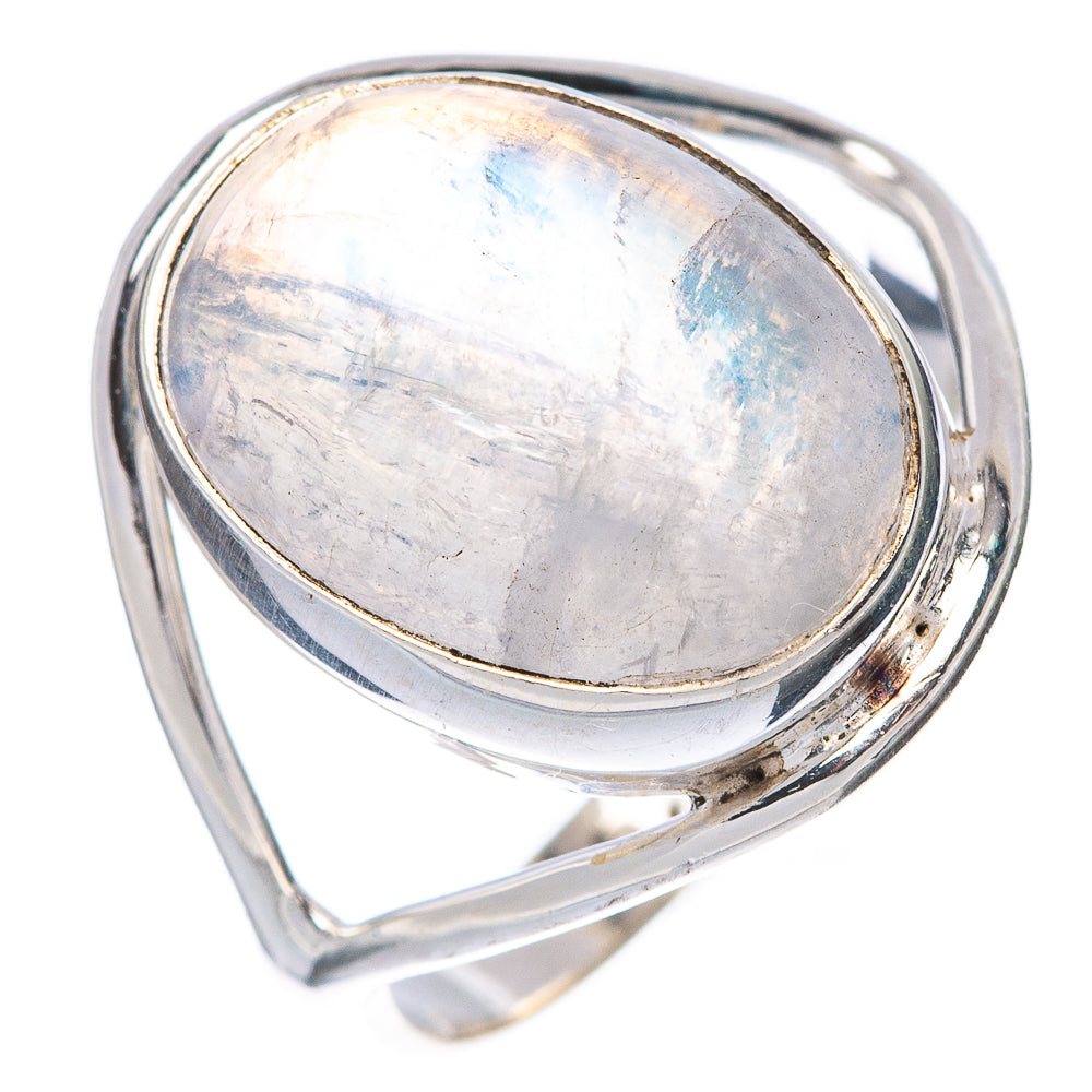 Rainbow Moonstone Dainty Ring Size 6 (925 Sterling Silver) R145842