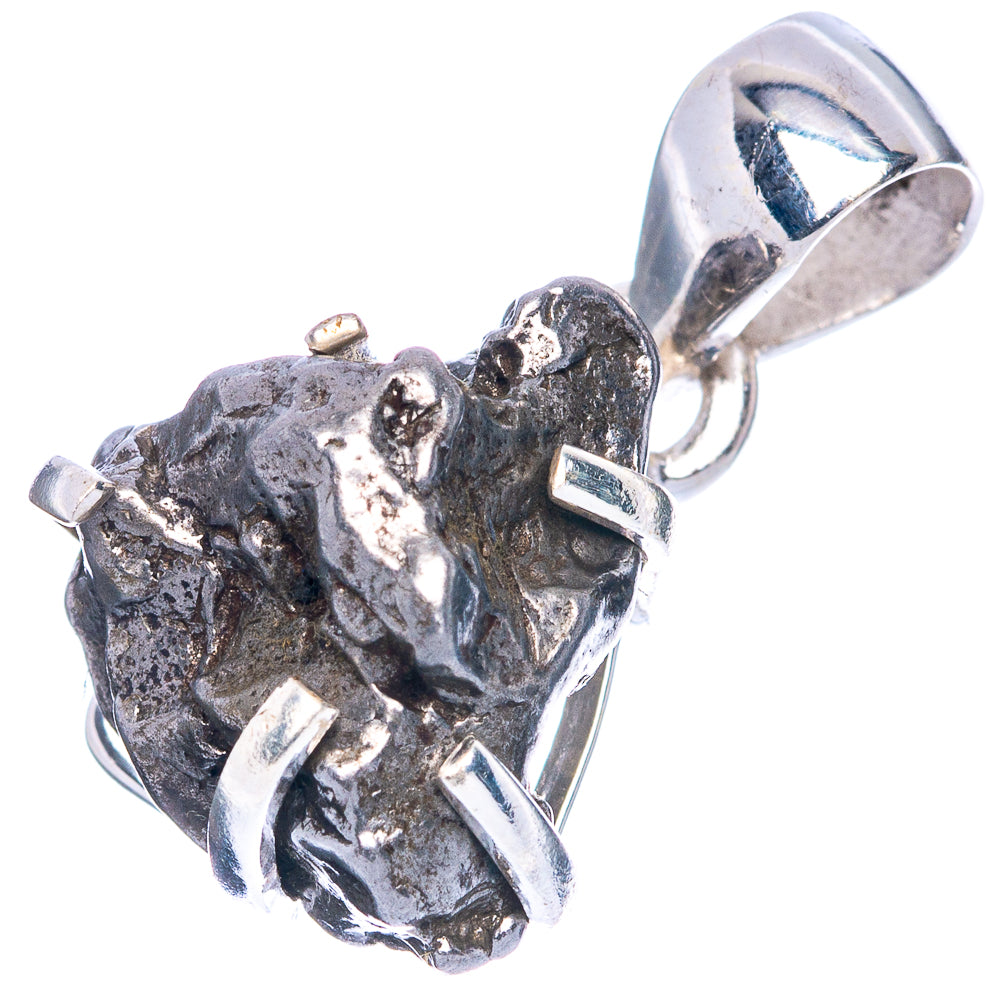 Rare Campo Del Cielo Meteorites Pendant 1" (925 Sterling Silver) P41653
