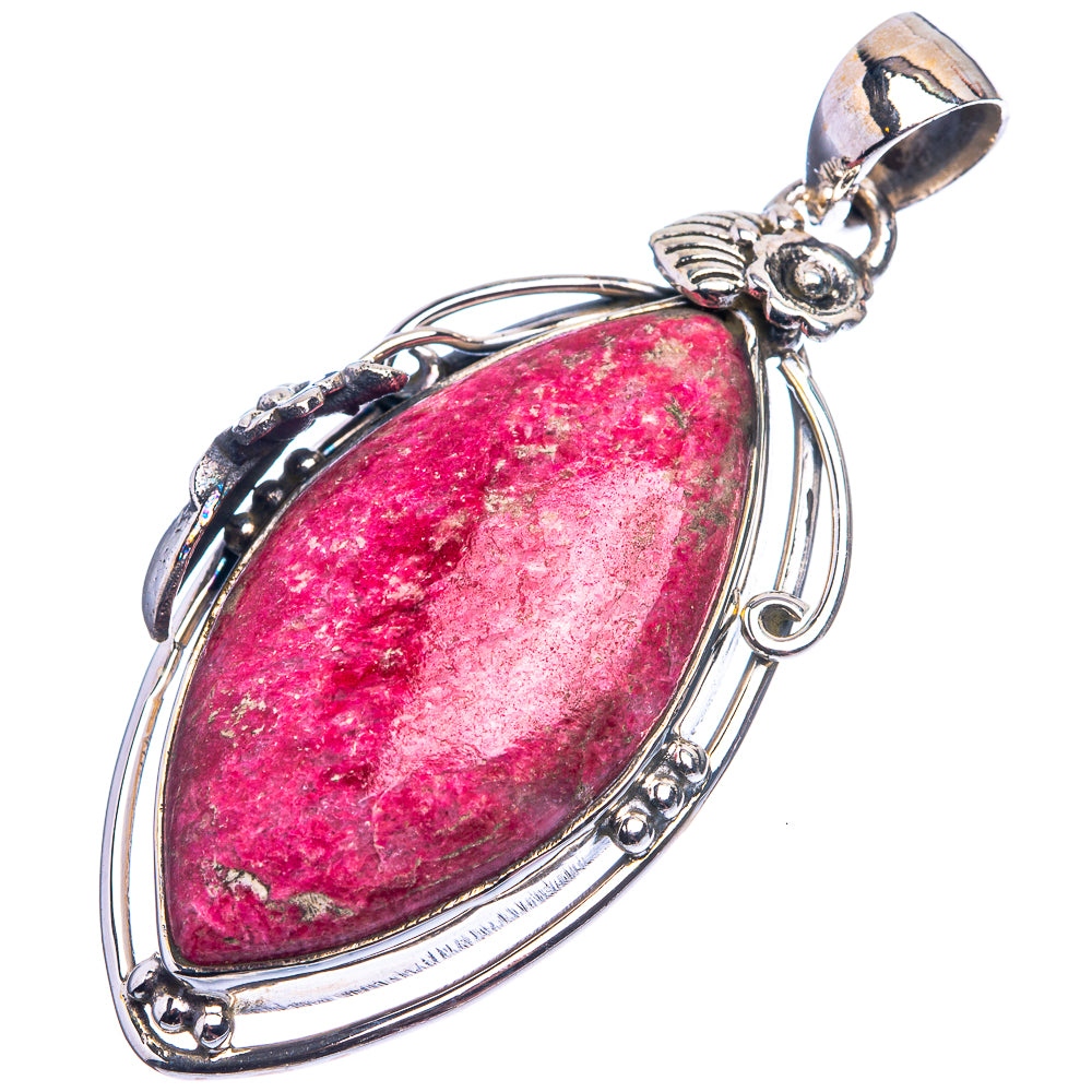 Thulite Pendant 1 7/8" (925 Sterling Silver) P38899
