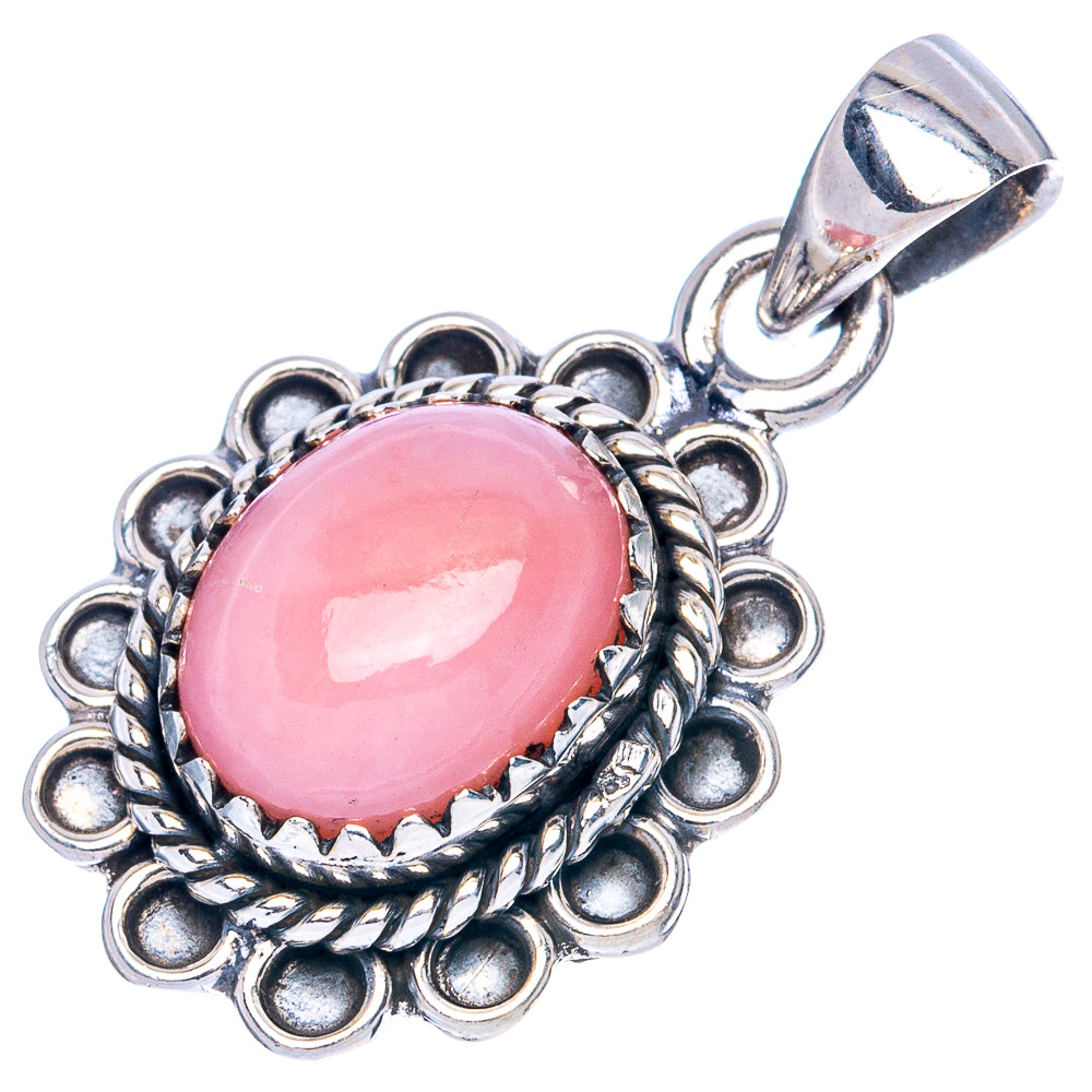 Value Pink Queen Conch Shell Pendant 1 1/8" (925 Sterling Silver) P42031