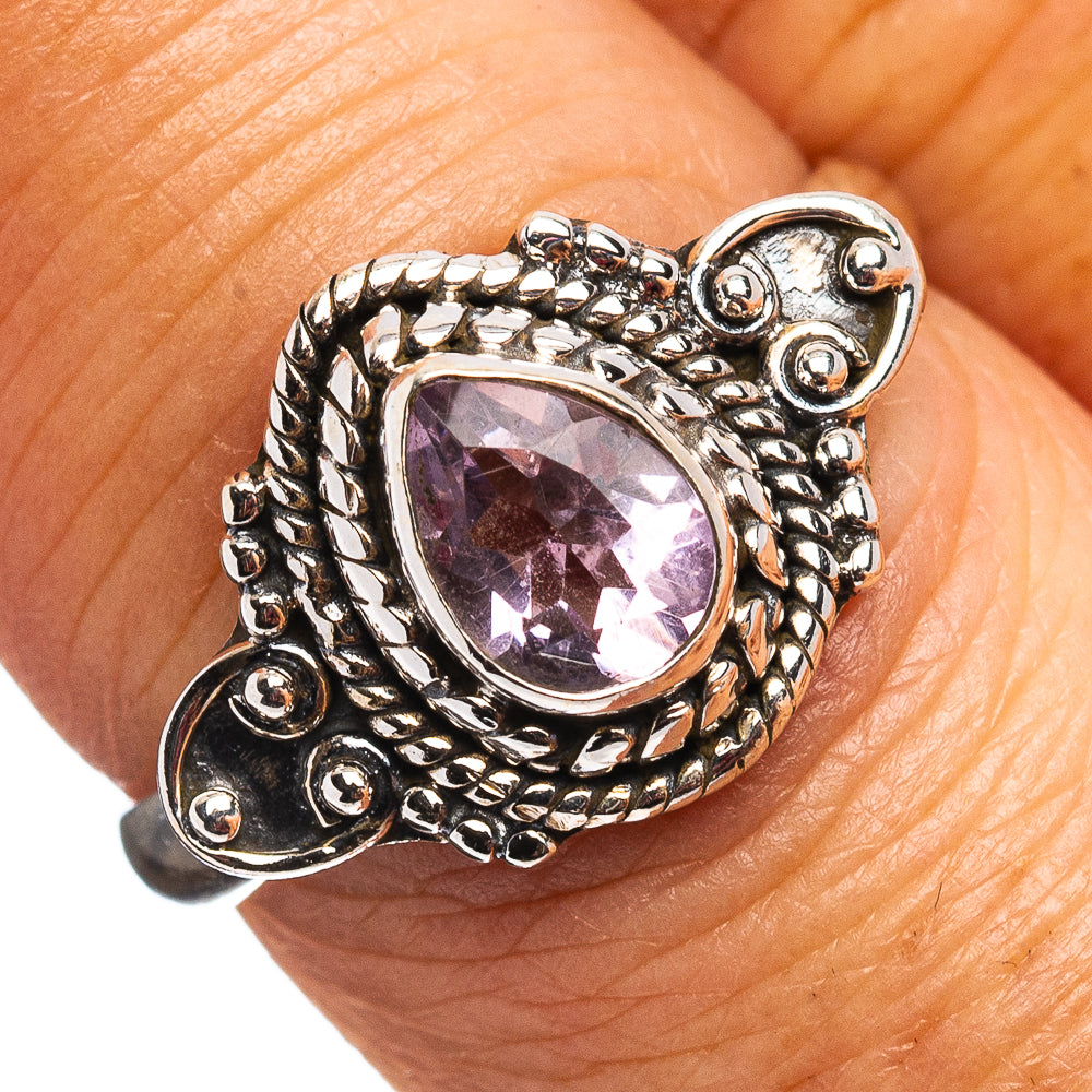 Amethyst Ring Size 7.5 (.925 Sterling Silver)