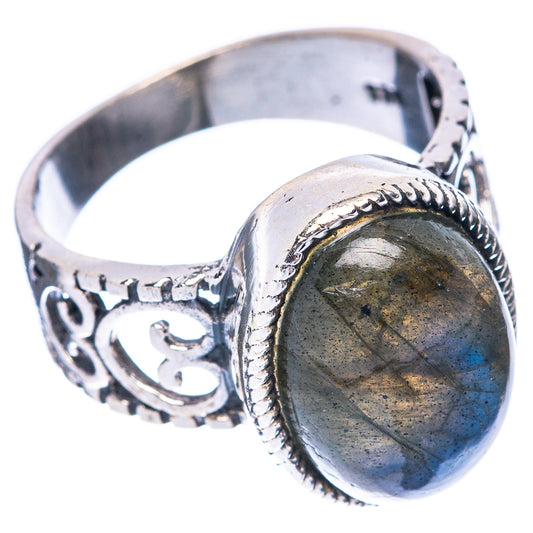 Labradorite 925 Sterling Silver Ring Size 6.5 (925 Sterling Silver) R5406