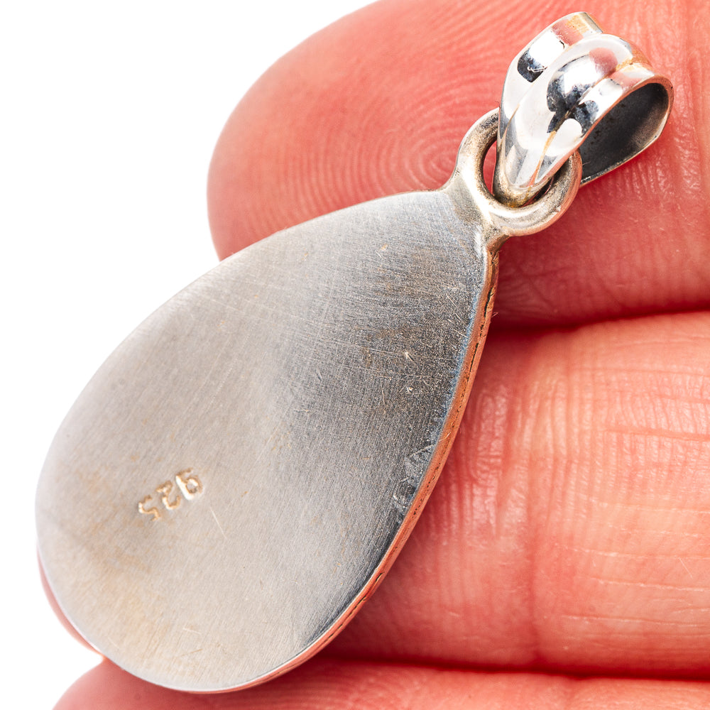 Royston Turquoise Pendant 1 3/8" (.925 Sterling Silver)