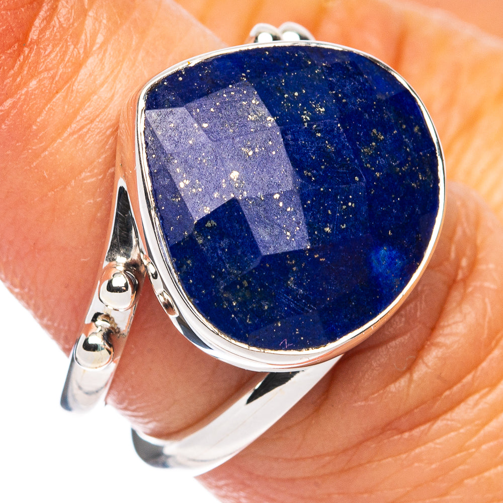Premium Lapis Lazuli Ring Size 7 (925 Sterling Silver) R8146