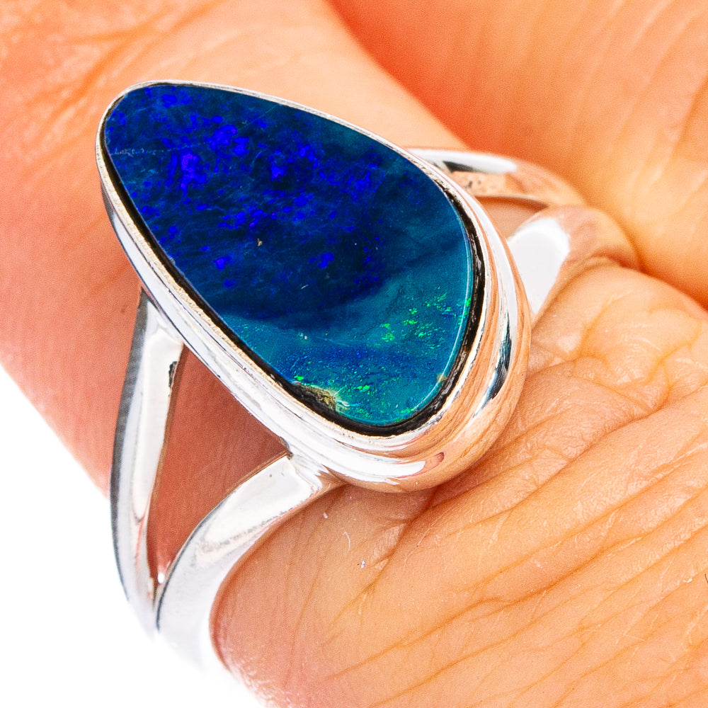 Rare Doublet Opal Ring Size 6.5 (.925 Sterling Silver)