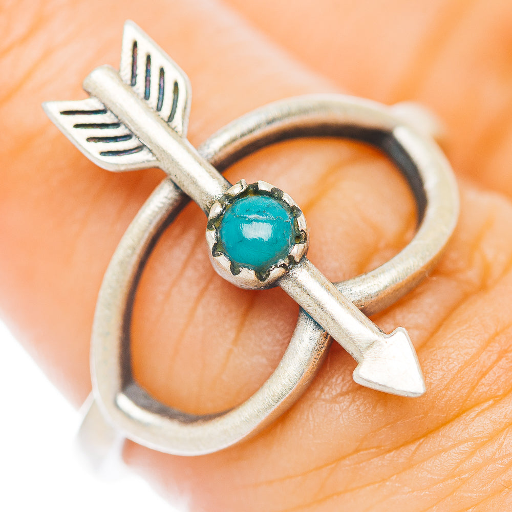 Mojave Turquoise Arrow Ring Size 7 (.925 Sterling Silver)
