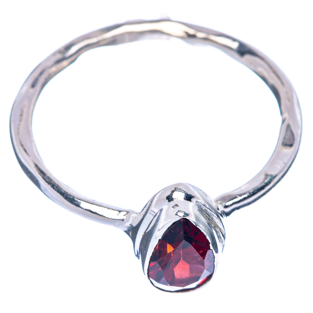Garnet Dainty Ring Size 6.75 (925 Sterling Silver) R145441