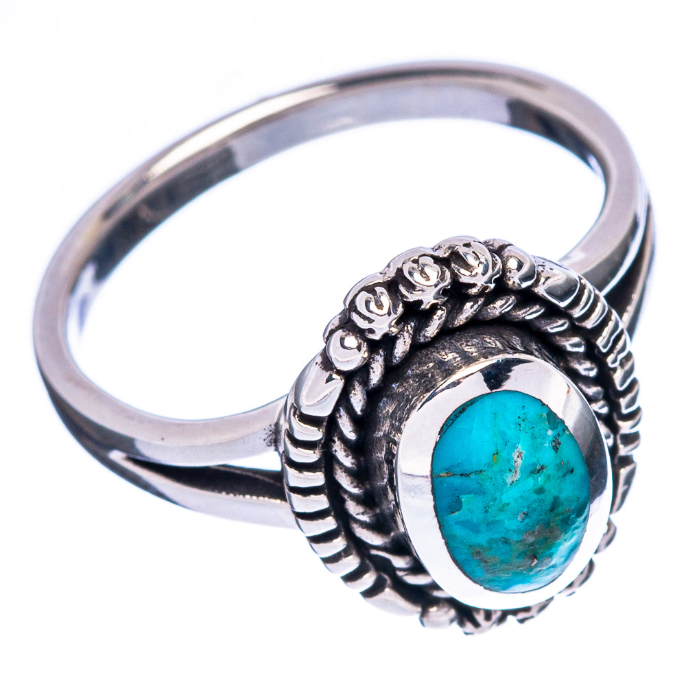 Arizona Turquoise Ring Size 6.5 (925 Sterling Silver) R2424