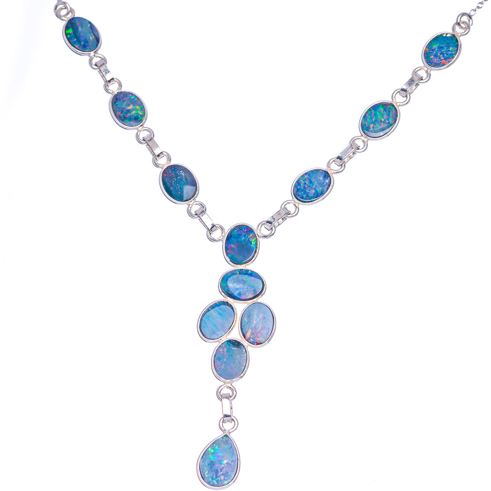 Ana Silver Co Doublet Opal Bracelet 7 To 8" (925 Sterling Silver) (925 Sterling Silver) N90095
