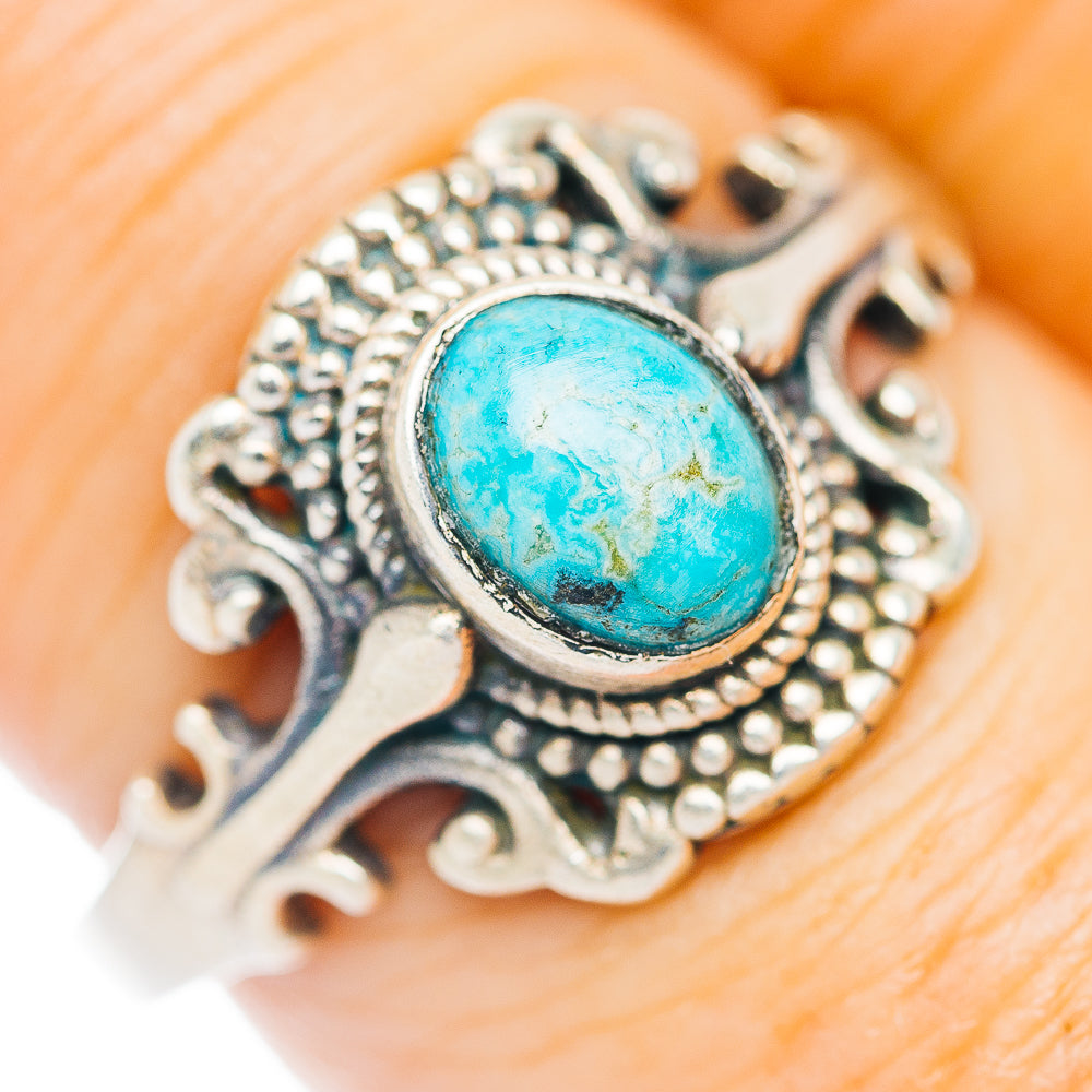 Mojave Turquoise Ring Size 8 (.925 Sterling Silver)