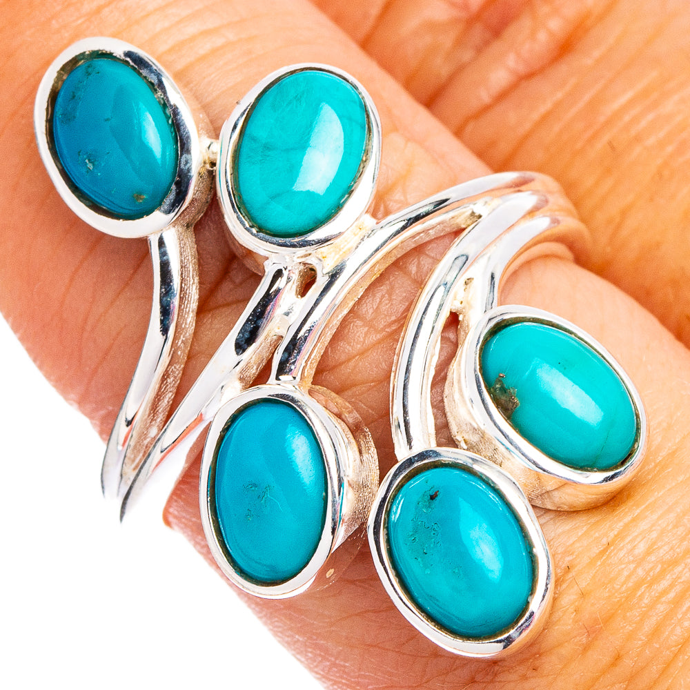 Rare Arizona Turquoise Ring Size 8.5 (.925 Sterling Silver)