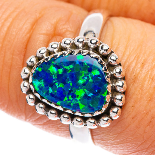 Synthetic Opal Ring Size 8 (925 Sterling Silver) R146198