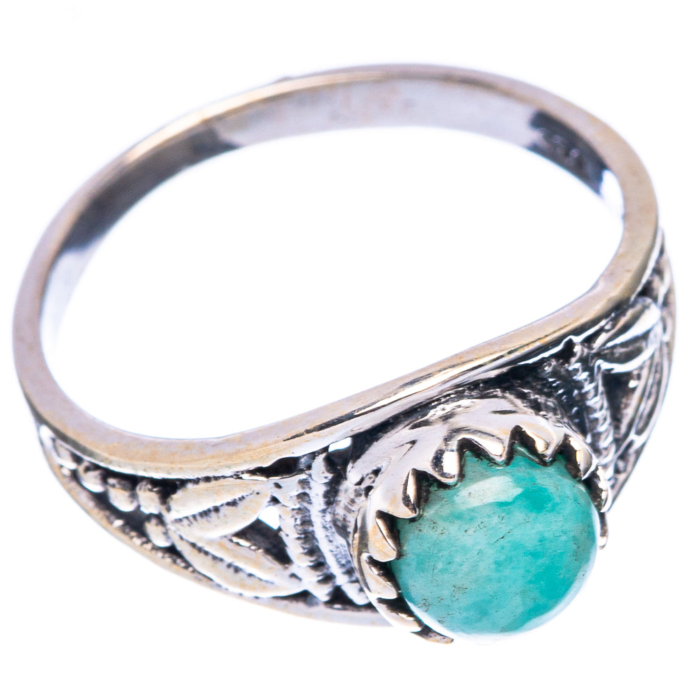Amazonite Dainty Ring Size 6.5 (925 Sterling Silver) R5919