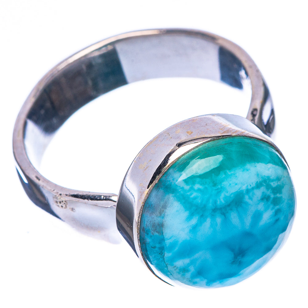 Larimar Ring Size 6.25 (.925 Sterling Silver)