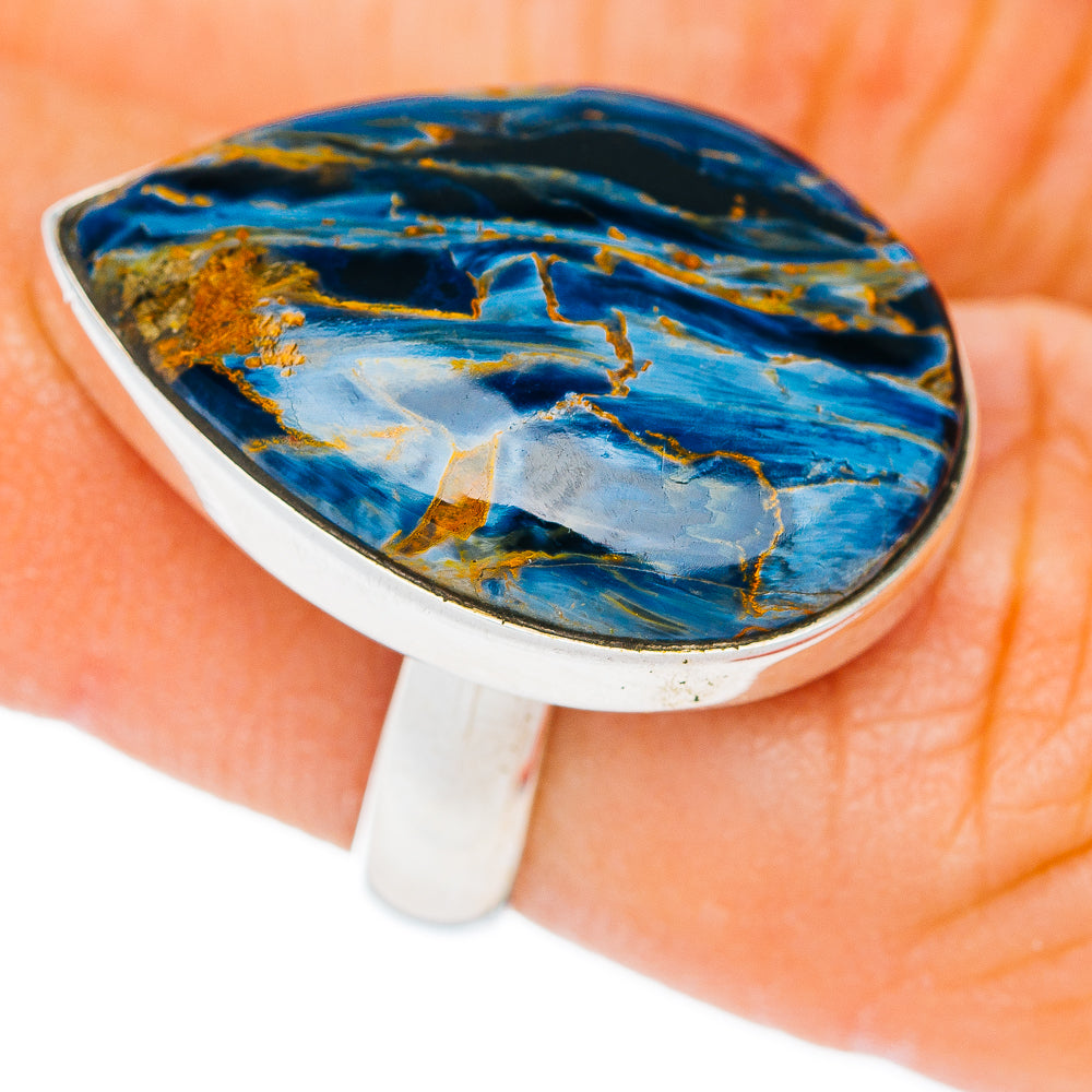 Premium Pietersite Ring Size 5.5 Adjustable (.925 Sterling Silver)
