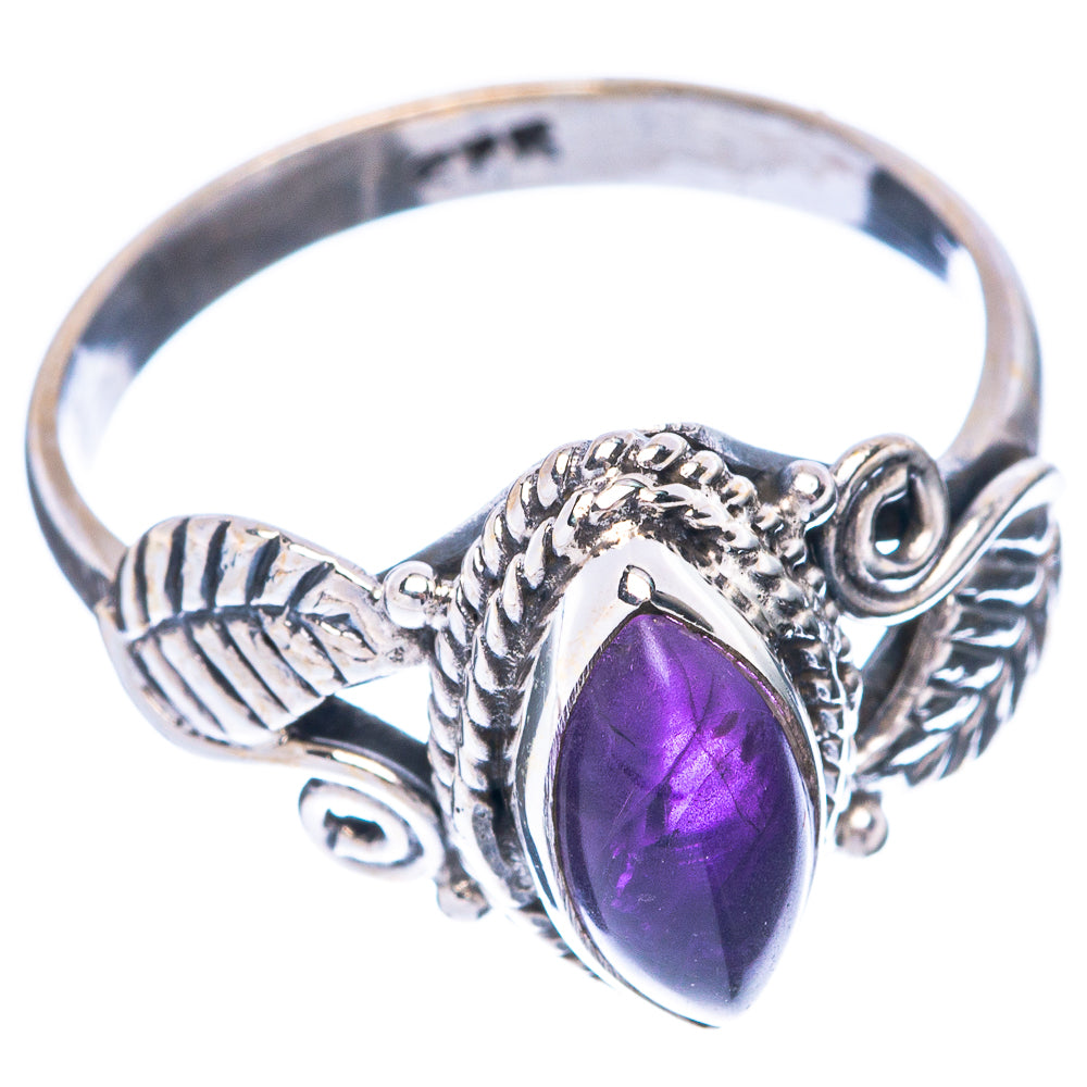 Amethyst Ring Size 6.75 (925 Sterling Silver) R5555