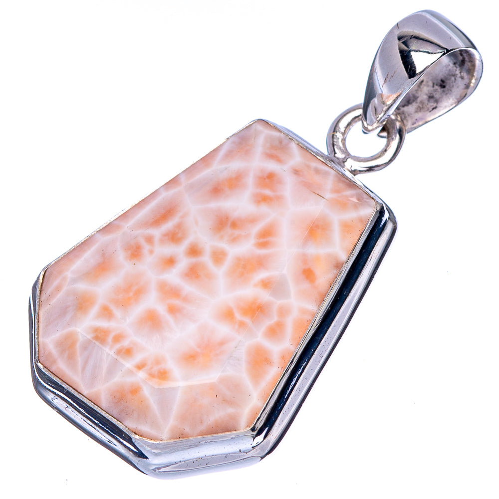 Natrolite Pendant 1 3/8" (925 Sterling Silver) P40966
