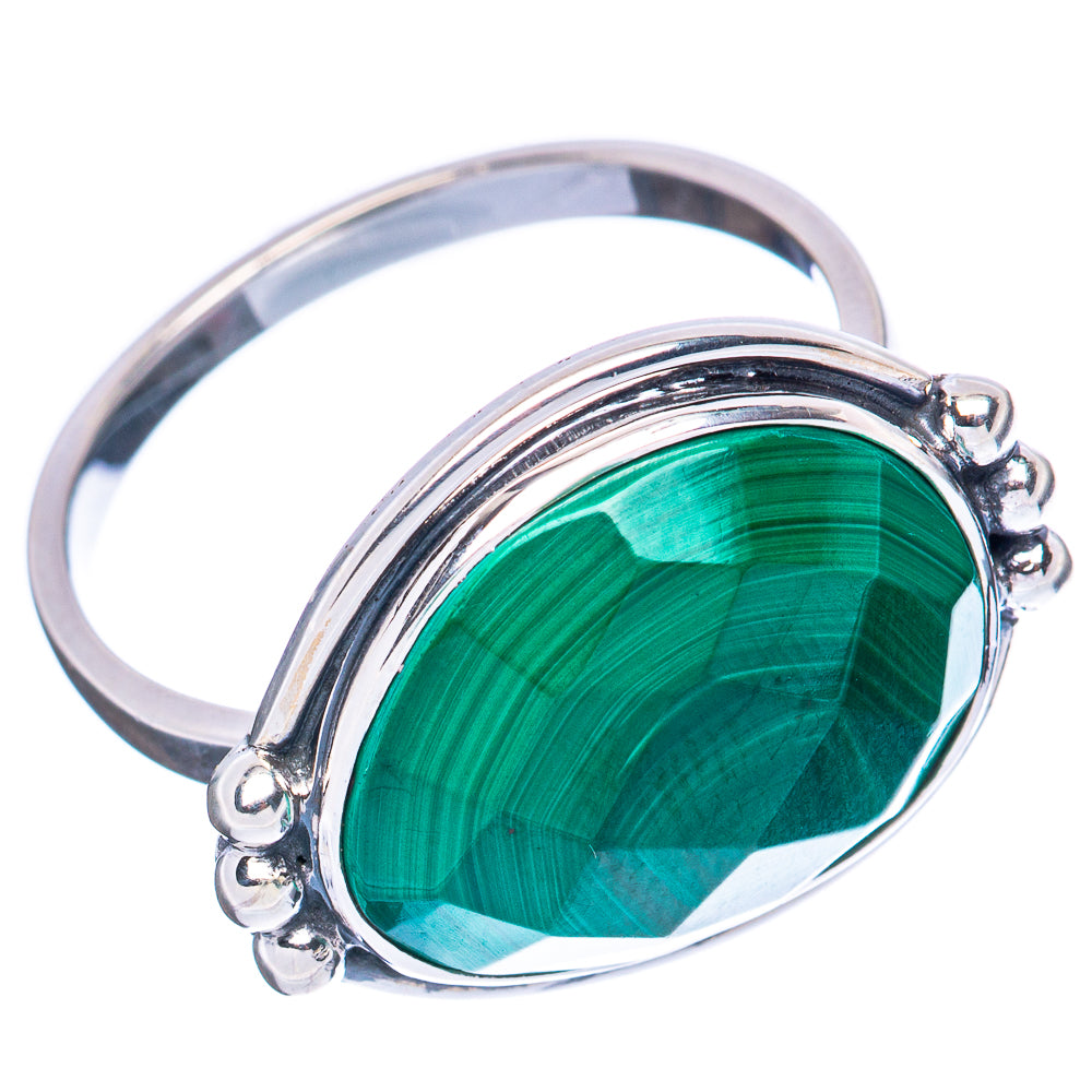 Premium Malachite 925 Sterling Silver Ring Size 8.75 Ana Co R3626