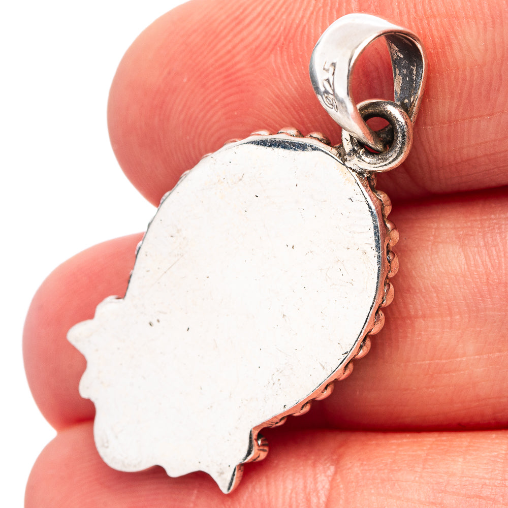 Aurora Opal Pendant 1 3/8" (.925 Sterling Silver)