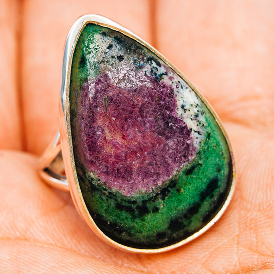 Premium Ruby In Zoisite Ring Size 9 (.925 Sterling Silver)