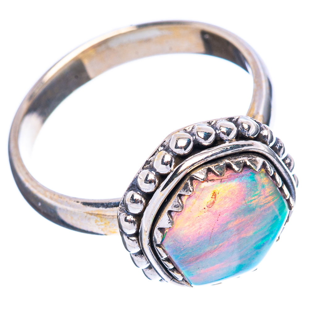 Aura Opal Ring Size 6.5 (925 Sterling Silver) R4527