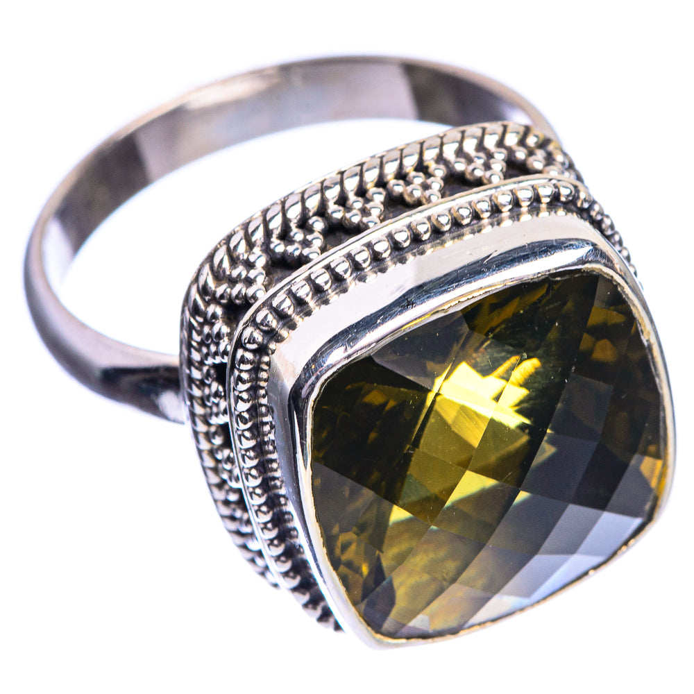 Faceted Citrine Ring Size 10 (925 Sterling Silver) R144137
