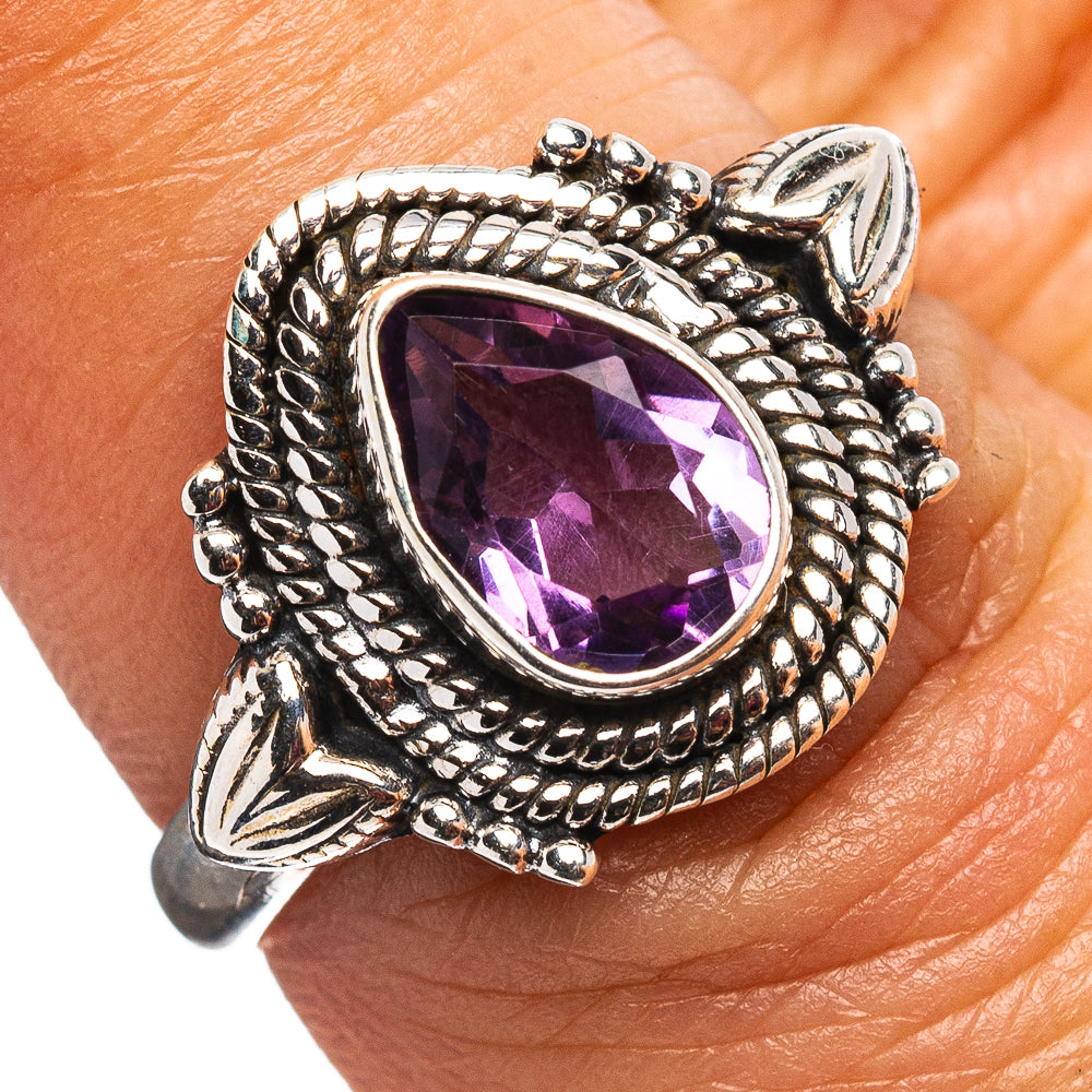 Amethyst Ring Size 7 (.925 Sterling Silver)
