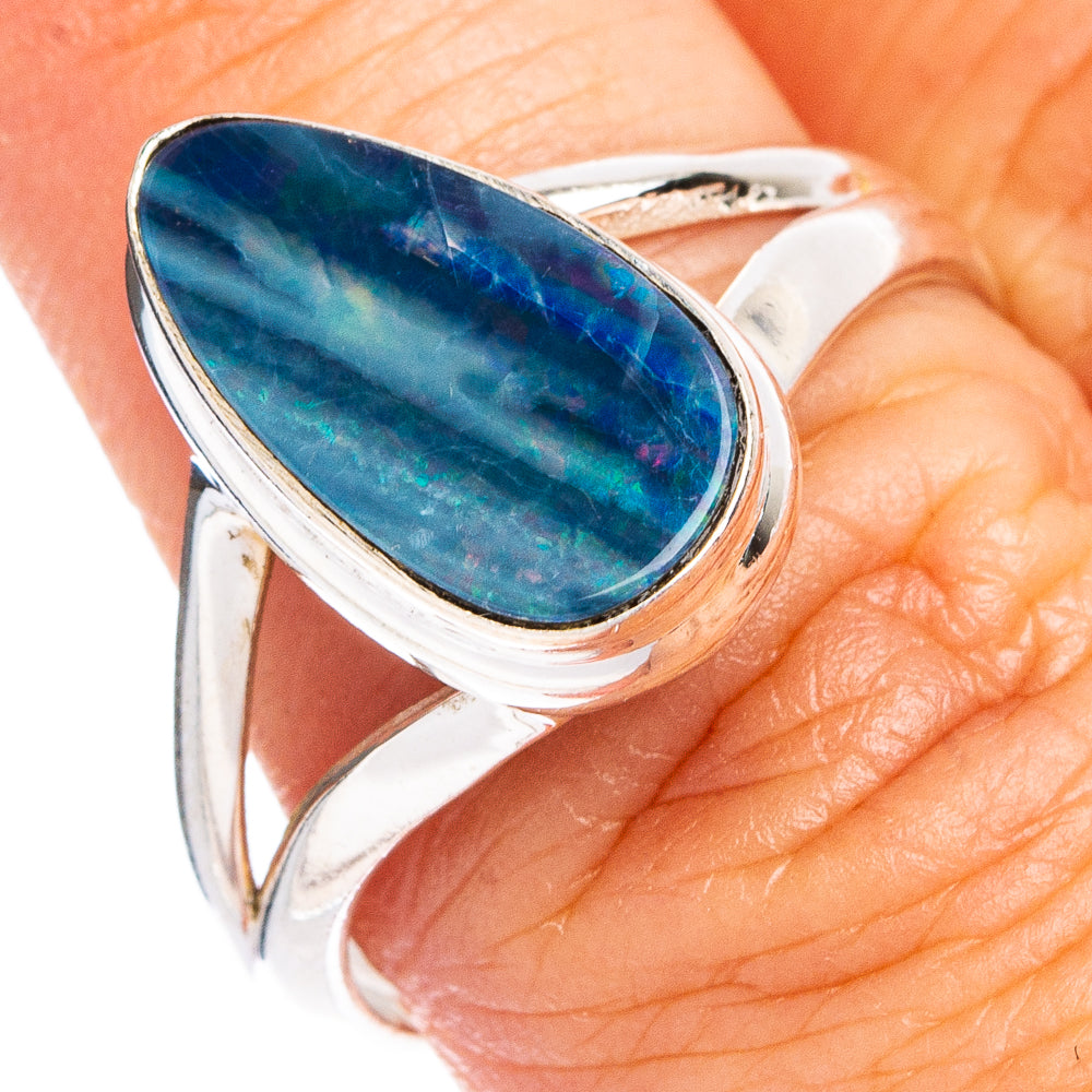 Rare Doublet Opal Ring Size 8.75 (.925 Sterling Silver)