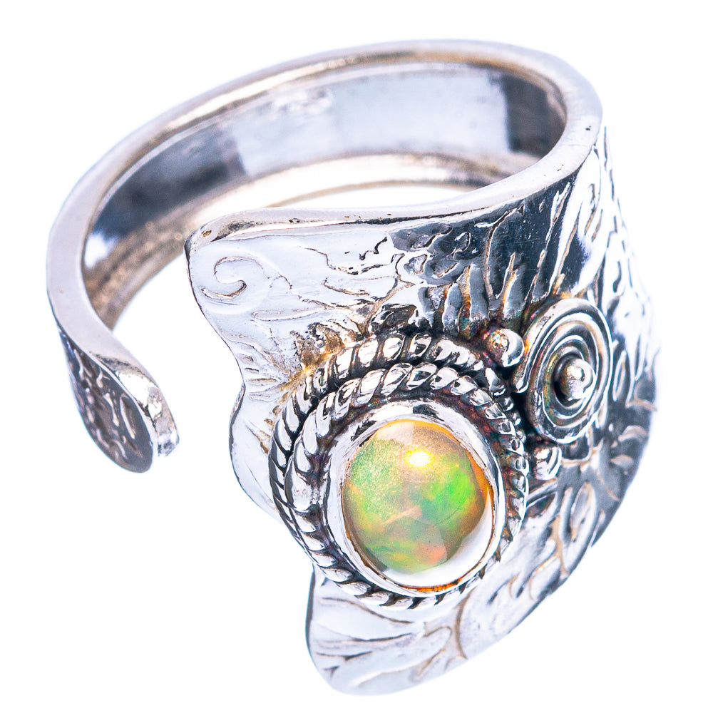 Rare Ethiopian Opal Ring Size 5 (925 Sterling Silver) R3741