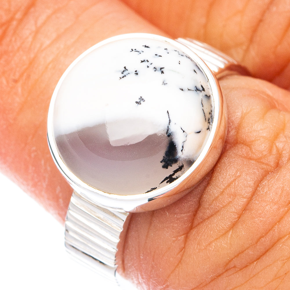 Premium Dendritic Opal Ring Size 5.75 (925 Sterling Silver) RING7699