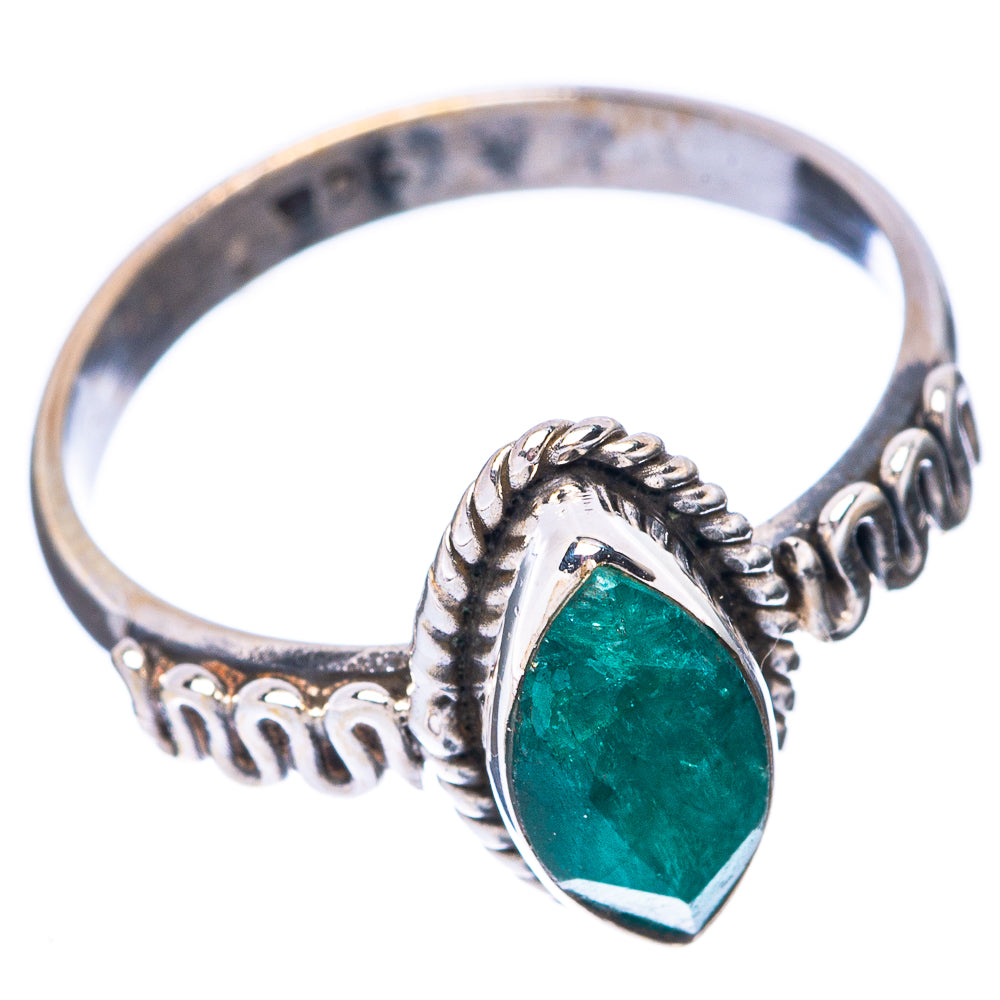 Green Sillimanite Ring Size 6.75 (925 Sterling Silver) R5656