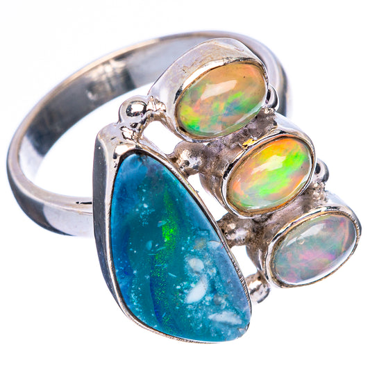 Rare Doublet Opal, Ethiopian Opal Ring Size 6 (925 Sterling Silver) R4380